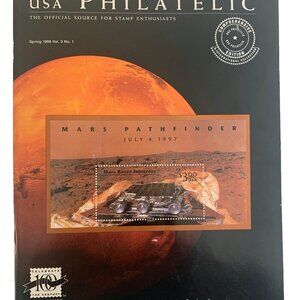 USA Philatelic Stamps Catalog Spring 1998 Mars Pathfinder Vol. 3 No. 1 Vintage